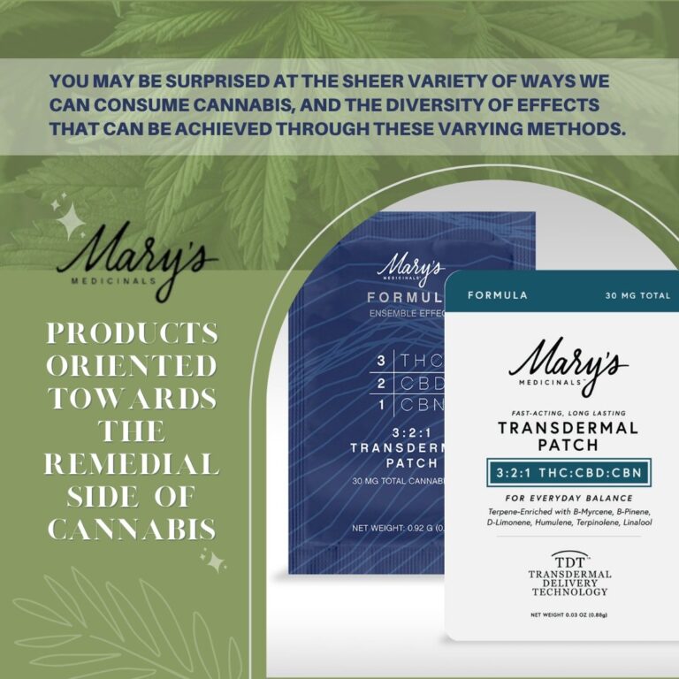 Transdermal Patches by Mary’s Medicinals Unique Cannabis Products